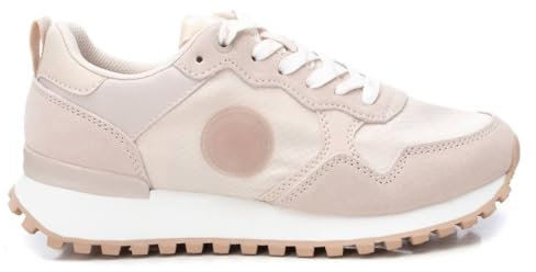 XTI - Zapatilla Mujer Beige - Calzado Cómodo y Versátil - Moda Casual - Modelo 14361101 (Talla 38)