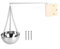 Zoegneer Bol diffuseur d'huiles essentielles pour salle de sauna, support mural d'aromathérapie pour spa infrarouge traditionnel, relaxation, 12 cm de diamètre
