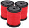 BESTYASH 3 Rolls of Strong Nylon Masonry String Line Sturdy Twisted Cord for Outdoor Construction Projects Building Sites and Bricklaying