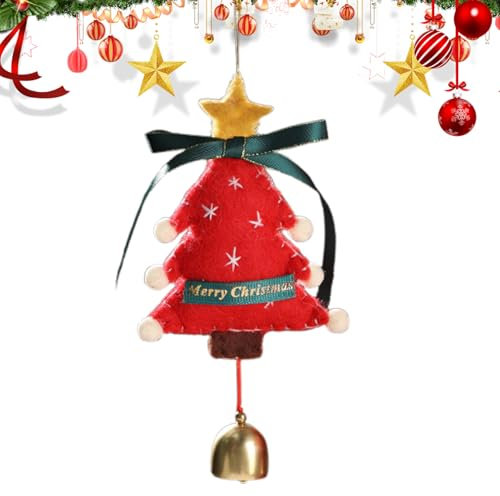 Colgante De Fieltro Para Árbol De Navidad,Adorno De Fieltro Para Árbol De Navidad - Adorno Navideño Con Forma De Árbol De Fieltro Rústico - Decoración De Escena De Temporada Para Interiores Y Exterior