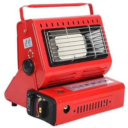 Tragbare Campingheizung, Effiziente Camping Zeltheizung, Multifunktionale Gasstrahler Heizung, Energiesparende Akku Heizung, für Outdoor, Zelten, Wohnwagen, Camping, Wanderungen, Angeln