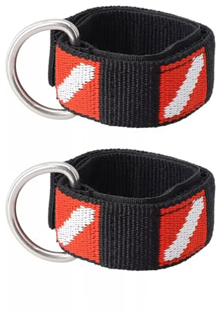 TQUXNGA 2 Stück Scubas Diving Wrist Strap Scubas Diving Camera Phone Lanyard Unterwasser Freediving Gurtband Verstellbarer Riemen Mit Edelstahlringen