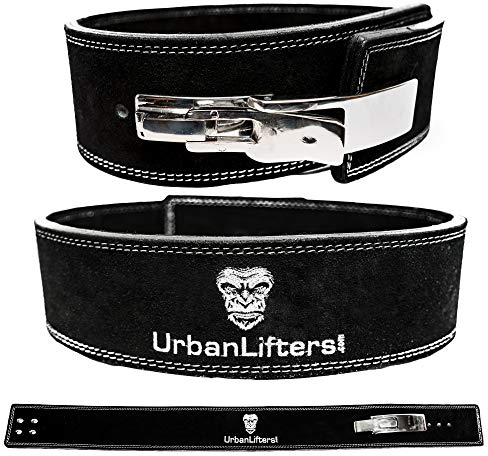 Urban Lifters Lever Belt - Cintura Palestra Sollevamento Pesi - Perfetto per Squat, Deadlifting, Bodybuilding, Powerlifting e Allenamento Schiena Sostegno Uomo (M)