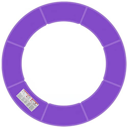 Baunsal® Trampolin Randabdeckung Ø 183 cm mit 25 cm breite in lila und 20 mm dick uv-beständig reißfest Trampolin Ersatzteile Trampolin Rahmenpolsterung Schutzrand für das Trampolin Outdoor