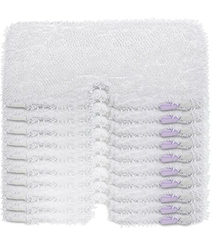 OxoxO Waschbare Mikrofaser-Reinigungstücher für Shark Steam Pocket Mops S3550 S3901 S3501 S3601 (31,8 x 17,8 cm)