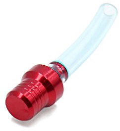 sourcing map Universal Tankdeckel Air Vent Schlauch Entlüftungsschlauch Rot