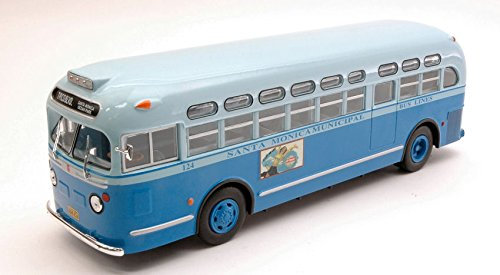 GENERAL MOTORS TDH 3714 1955 LIGHT GREEN/WHITE 1:43 - Ixo Model - Autobus - Die Cast - Modellino