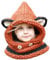 Odziezet Kinder Wintermütze Strickmütze Unisex Schalmütze Winter Wollmütze Fuchs