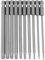 10 stücke Torx Schraubendreher Bits Set S2 Stahl 1/4 Zoll Sechskantschaft Stern Kopf Schraubendreher Bohrer Set 100mm länge