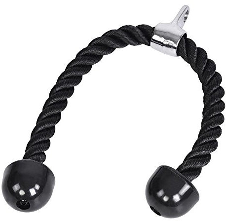 VGEBY Corde de Traction pour Gymnase, Corde Triceps Corde de Traction Musculation pour Entrainement des Triceps Biceps Corde d'entraînement Sportif pour Équipement de Remise en Forme