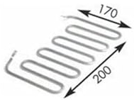 REPORSHOP - Resistencia Horno Industrial Silanos 1000w 230v