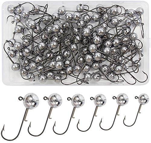 Jigköpfe für Gummifische Angeln Jighaken mit Round Kopf