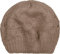styleBREAKER Damen Strick Baskenmütze mit Zopfmuster, Winter, Barett, Franzosen Mütze 04024166, Farbe:Taupe