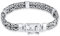 Kuzzoi Silber Königsketten Armband für Herren handgefertigt, Herrenarmband aus massivem 925er Sterling Silber, Glieder Armband für den Mann, Königskettenarmband Männer, Breite 8 mm, Länge 23 cm
