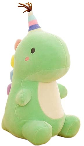Mislaxy Plüschtier Dinosaurier Kawaii Niedliche Kuscheltier Puppe Kissen Dinosaurier-Spielzeug Geschenke für Geburtstag Weihnachten 30cm (Grün)