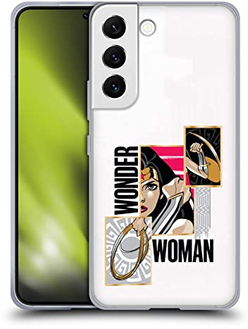 Head Case Designs Offizielle Wonder Woman DC Comics Waffen Grafik Kunstarten Soft Gel Handyhülle Hülle kompatibel mit Samsung Galaxy S22 5G