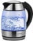 MONZANA® Light Up Cordless Glass Stainless Steel Kettle | 1.8L Capacity 2.2kW Electric Kitchen Kettle with Blue LEDs | Fast and Quiet Boil | Filter | Boil-Dry Protection | BPA Free | 2200W