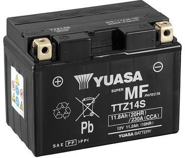 BATTERIA YUASA TTZ14S COMPATIBILE CON YAMAHA FZ1 FAZER - 1000 CC 2006-2012 SPECIFICA COMPLETA MOTO SCOOTER SENZA MANUTENZIONE