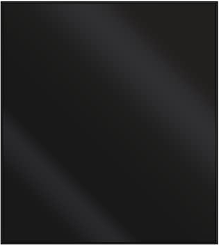 LANZZAS Bodenplatte Rechteck - 1000 x 1200 mm - Farbe: schwarz | Funkenschutzplatte aus Metall