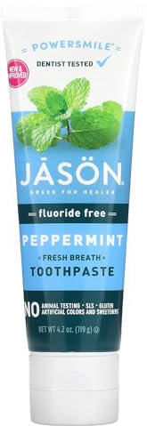 JASON NATURAL COSMETICS Powersmile fluorfreie Zahnpasta, 110 ml