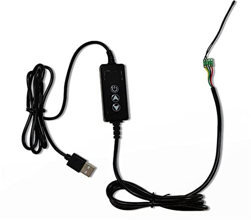 Glakyur New USB Mini Thermostat Switch LED Digital Control Temperature Controller Thermometer Thermoregulator DC 5-24V 12V