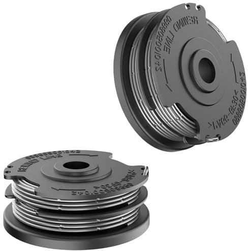 MUFUSHAN 2Pcs Replacement Strimmer Spool Line, F016800351 Replacement Spool,Standard Double Autofeed Spools Compatible for Bosch Art 24 27 30 30-36 LI Grass Trimmer