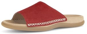 Gabor Damen Pantoletten | Frauen Slipper | Best Fitting | Slides | Slip-ons | Backless Slipper | Mules | Gartenschuhe | Sommerschuhe | Rubin | 39 EU - 6 UK