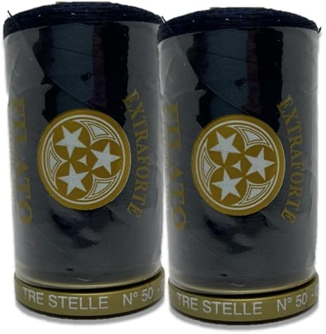 Filo da Cucito Tre Stelle Marca Oro 1000 yds (2, 048 Blu)