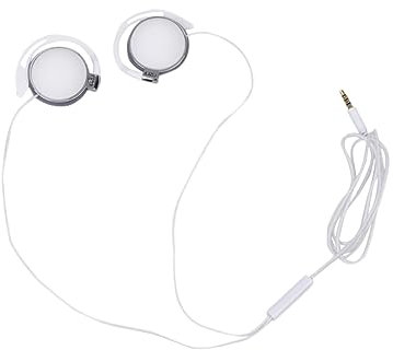 Veemoon Creative Sport-ohrhörer Kabelgebundene Schweißfeste Kopfhörer Mit Mikrofon Und Geräuschreduzierung Geeignet Für Fitness Und Alltag Weiß