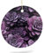Lila Sukkulenten Blumenpflanzen Weihnachtsschmuck Personalisierte Keramik Weihnachtsschmuck zum Aufhängen für Partys und Feiertage