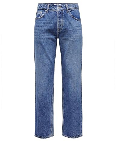 Only & Sons Men's Onsedge Straight Bromo 0017 Dot DNM Noos