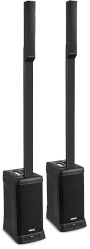 VONYX VX820 Column Array Speaker System, 800W Active DJ Speaker Package with Bluetooth, 4-Channel Mixer, DSP, TWS Wireless Pairing, Compact Line Array Kit for Live Events, Parties