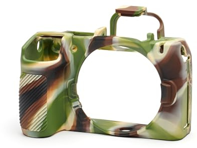 easyCover - Silikon Kameratasche - Schutz für Ihre Kamera Nikon Z50 II - Camouflage