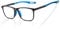 Amorays Lesebrille Herren TR90 Sportliches Design und flexible Blaulichtfilter Lesebrillen，Anti-Müdigkeit Blendfreie Lesehilfe Brille 8090(Blau,+1.50)
