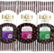 Lacasa Pack 3kg de bolas: Pasas de Corinto con chocolate Negro,Avellana con chocolate Negro,Arándanos con chocolate Negro