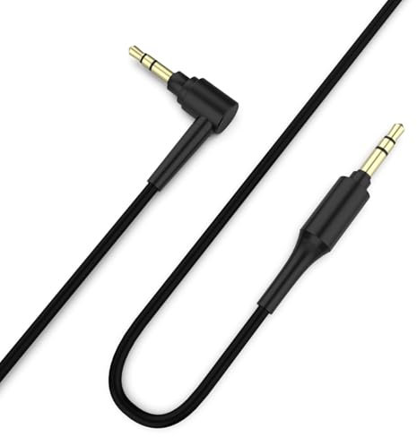 WH1000XM3 Headphone Cable Replacement Aux WH1000XM Audio Cord Compatible with Sony WH-1000XM4 WH-1000xm5 MDR-100ABN WH-H900N MDR-XB950N1 MDR-ZX770BN WH-xb910n WH-CH700N Headphones (Black)
