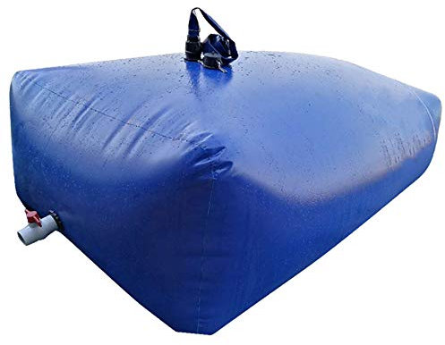 SGKOMN Foldable Rain Barrel Large Water Tank Water Bag, Durable PVC Garden Water Bag Car Tank, Multifunctional Water Storage Container, Emergency Water Tank for Drought/Water St