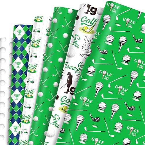 JeVenis Golf Geschenkverpackung Seidenpapier Dekorationen für Sportpartys | 12 Stück Golf Geschenkverpackung aus Seidenpapier Dekorationen für Sportpartys Golfball Thema Geburtstagsgeschenke