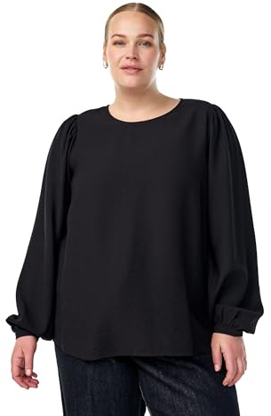 Zizzi Damen Große Größen Bluse Lange Ärmel Viskose Größe 42-60