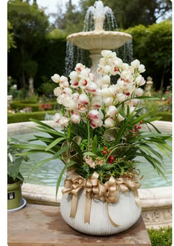 Rizomi di orchidea Cymbidium.Abbellisci il tuo giardino.Forniamo rizomi di una varietà di orchidee Cymbidium classiche e rare.-15Rizomi-F