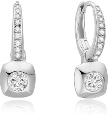 Ania Haie Ania Haie Damen-Creolen 925er Silber 18 Zirkonia