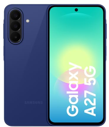 Samsung Galaxy A27 5G 17 cm [6.7] Doppia SIM Android 16.0 USB tipo-C 6 GB 128 GB 5000 mAh Blu (Samsung A27 5G A276B/DS 6/128gb Blue)