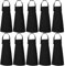 RAJRANG Schürze Schwarz und Baumwolle, 10er Set, 3 Taschen, Latzschürze für Küche, Kochschürze für Damen und Herren, 35x27 Zoll