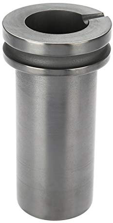 Creuset en graphite de moulage, four à ferraille moule de coulée creuset en graphite de fonte graphite pour alliages pour platine pour métaux précieux pour la fusion de l'or(1KG)