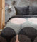 Leonado Vicenti Winter Bettwäsche Flausch Teddy Plüsch warme Cashmere Touch Coral Fleece 135x200 155x220 200x200 200x220 240x220, Farbe:Rosa Kreise, Größe:240 x 220 cm