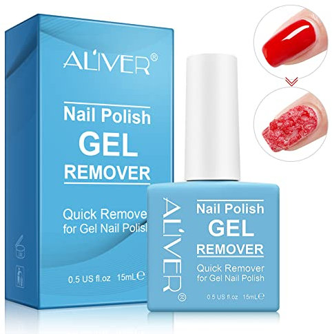Gel Polish Remover 15ml - Professional, Quick & Easy Soak Off, Suitable for UV, Acrylic & Natural Nails - Blue