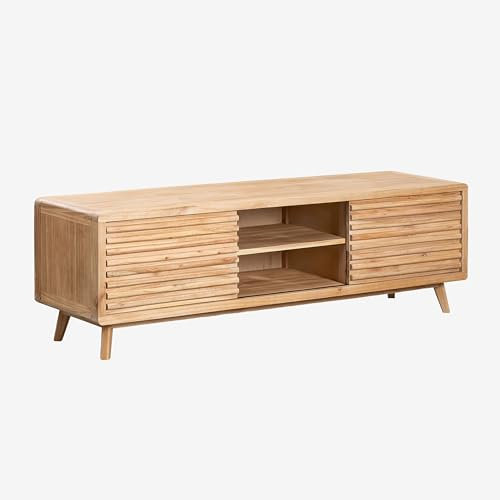 SKLUM TV-Schrank aus Holz Deleyna Braun Natur