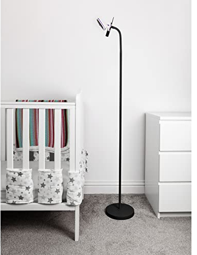 Flexi Air 360 Pro (Round Base), The Universal Freestanding Baby Monitor Holder, Baby Video Monitor Shelf with Flexible Hose, Camera Stand for Nursery Compatible with Most Baby Monitors