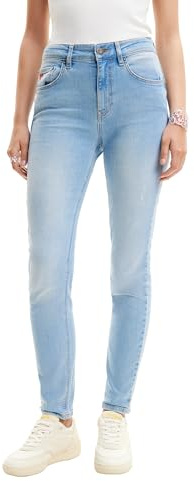 Desigual Women's Slim Push-Up Jeans Blue