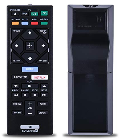 TCNOUMT RMT-VB201U Fernbedienung Ersatz für Sony DVD Disc Player DP-BX3700 BDP-S6700 UBP-X700 BDP-S2500 BDP-S2900 BDP-S4500 BDP-S6500 BDP-BX150 BDP-BX350 BDP-BX550